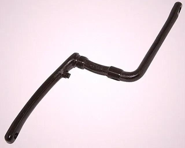 175MM 6.89" BICYCLE HEAVY-DUTY STEEL ONE PIECE BIKE CRANK BLACK.
